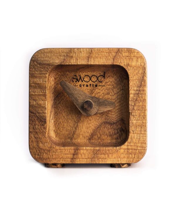 Square Rough Desk Clock