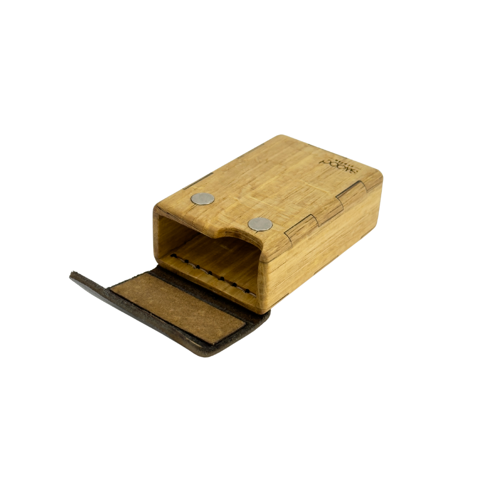 20 Short Cigarette Case|Oak Wood - Image 2