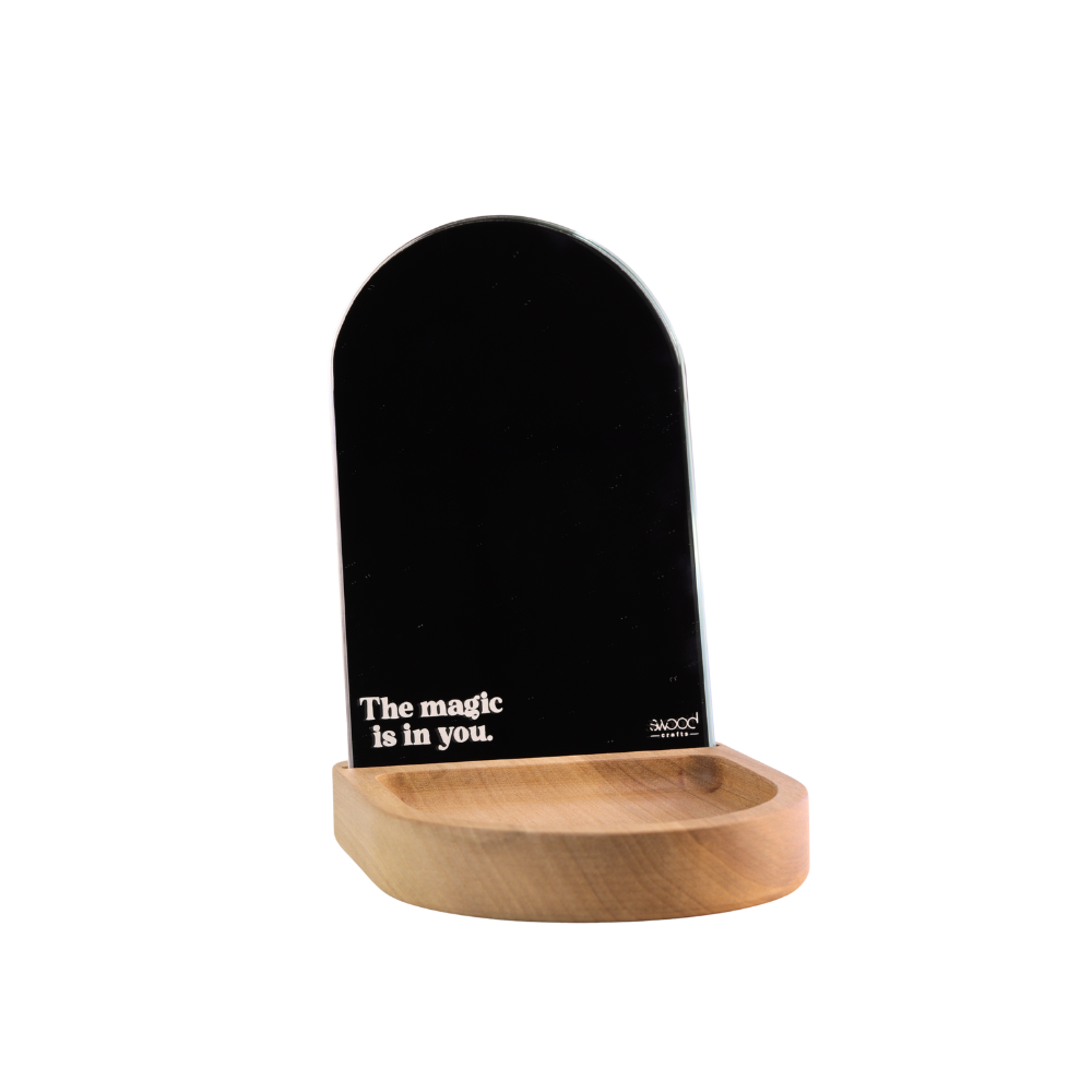 Long Half round mirror