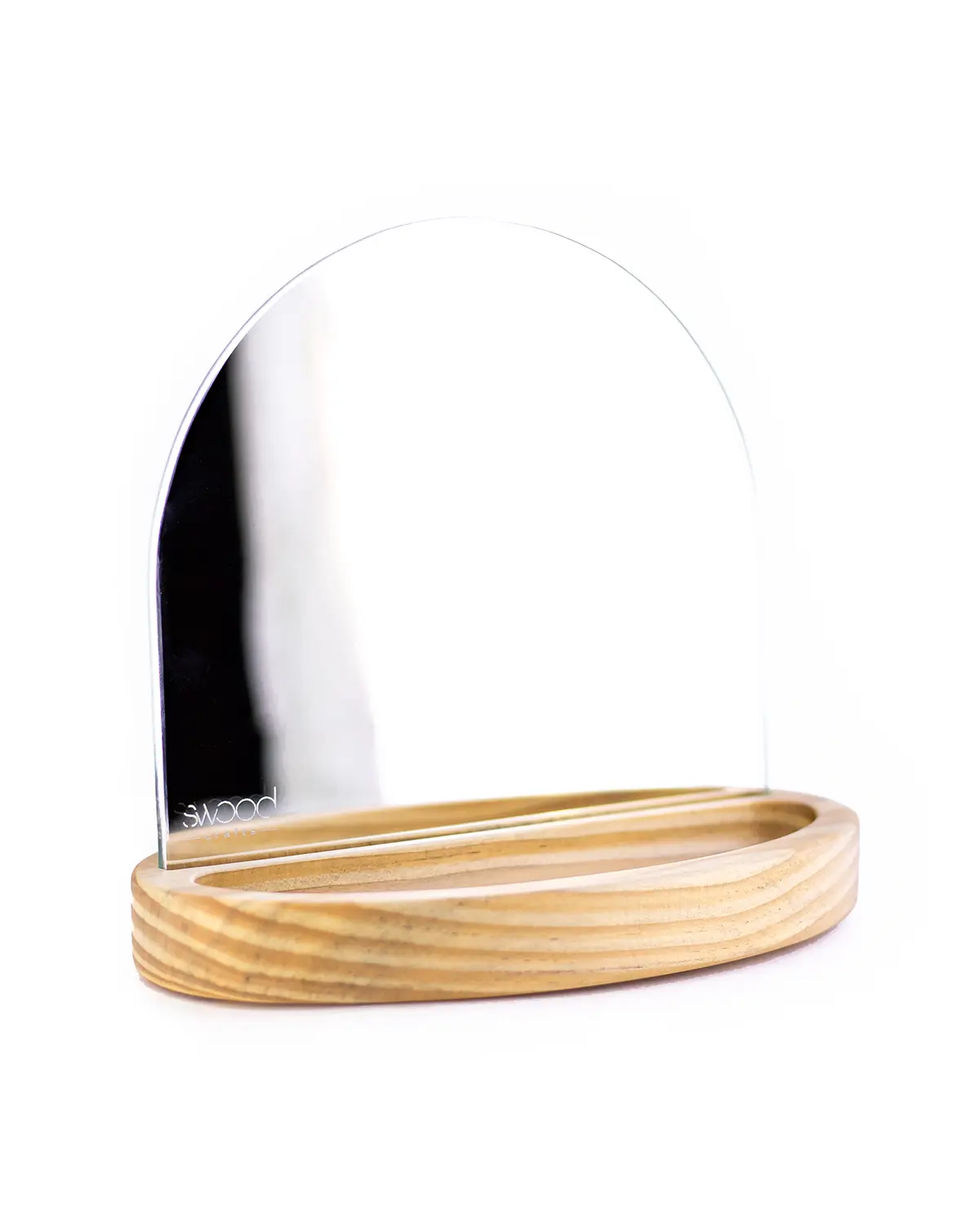 Half Round Tabletop Mirror